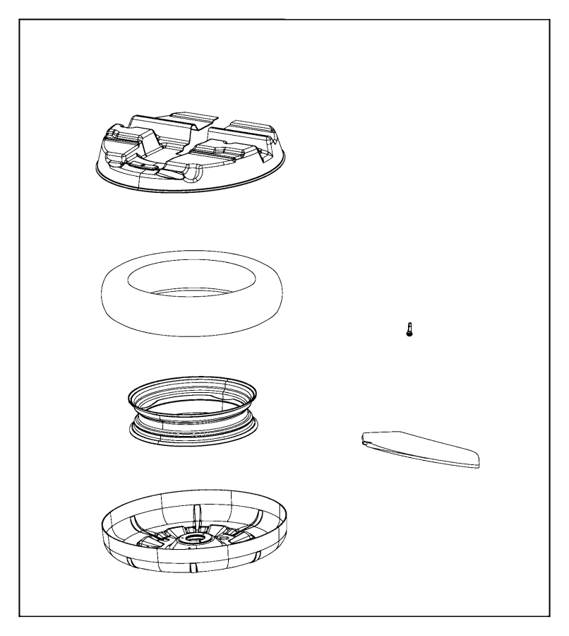 2017 Chrysler Pacifica Spare Tire Kit includes compact spare tire