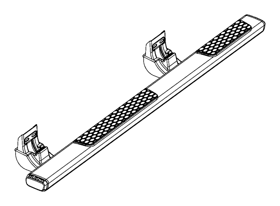Ram 3500 Running board. Right. Color [no description 68190196AA