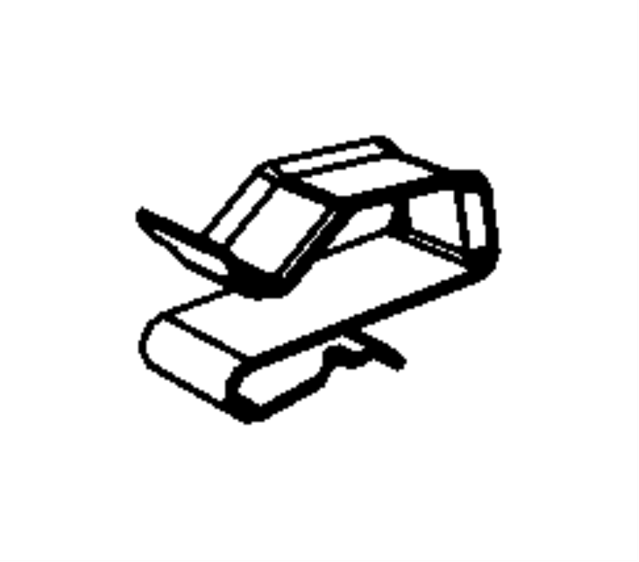 View 06036737AA CLIP. Attaching. Mounting.  Full-Sized Product Image