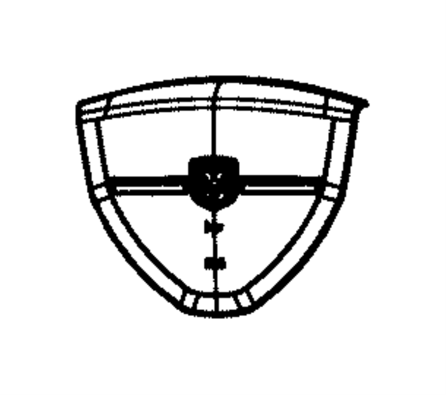 View 5NU491X9AA AIR BAG. Driver.  Full-Sized Product Image