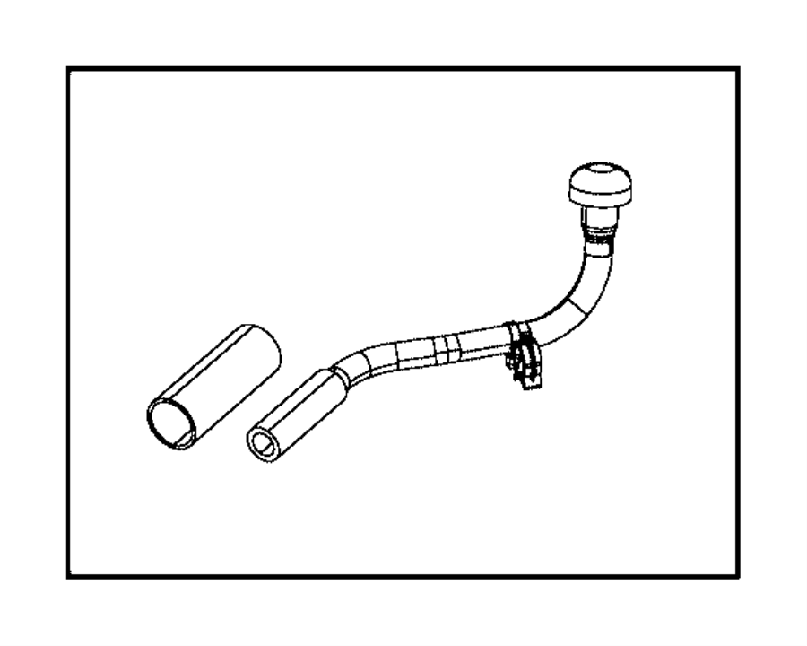 View 68233654AA Evaporative Emissions System Lines Full-Sized Product Image