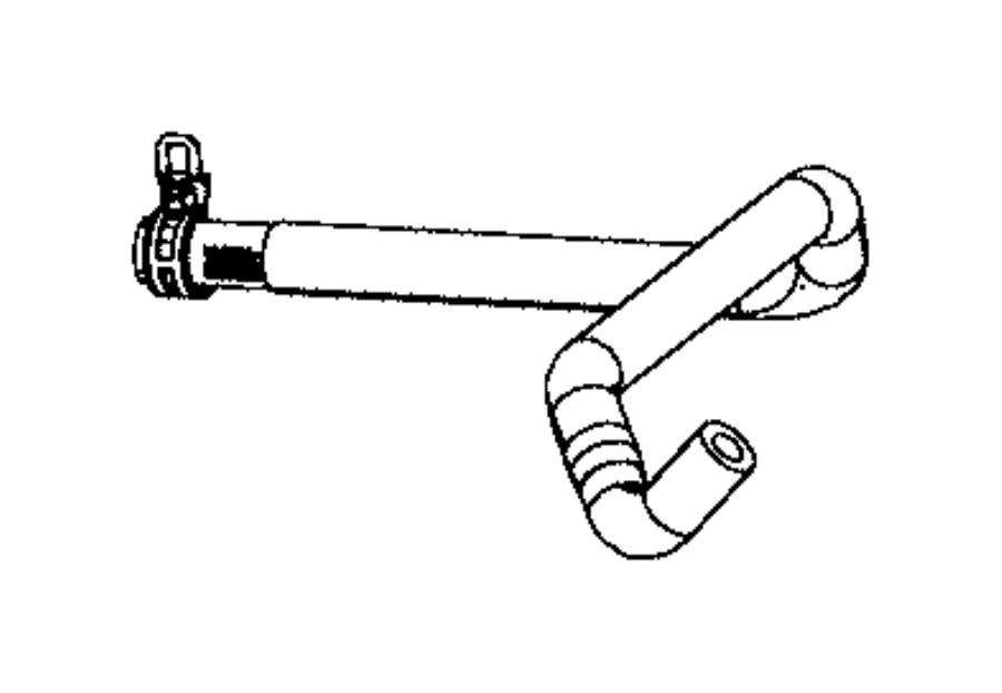 View 55398761AI HOSE. Brake Booster Vacuum.  Full-Sized Product Image