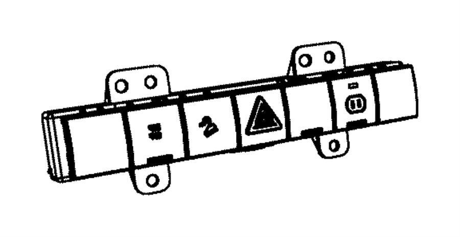View 04602993AE SWITCH. 6 Gang. Export.  Full-Sized Product Image