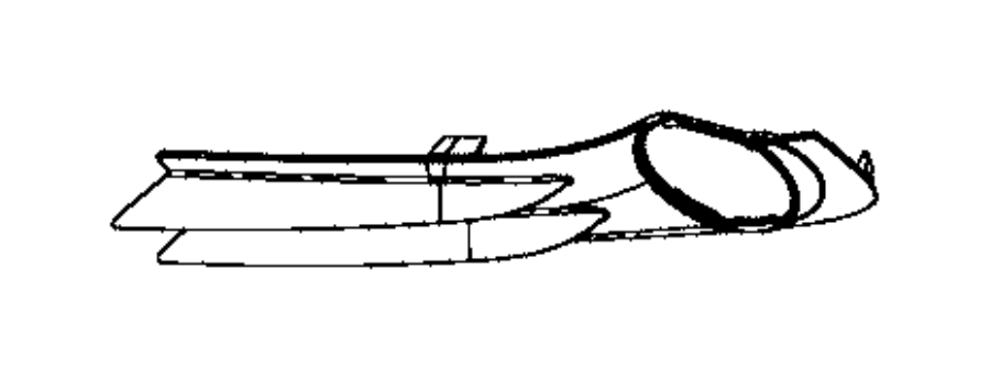 View 68100707AA Fog Light Trim Full-Sized Product Image