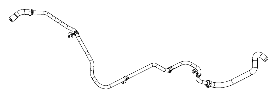 View 04581989AB HOSE. Brake Booster Vacuum.  Full-Sized Product Image