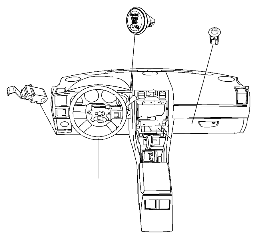 View 68147323AA SWITCH. Parking Brake.  Full-Sized Product Image