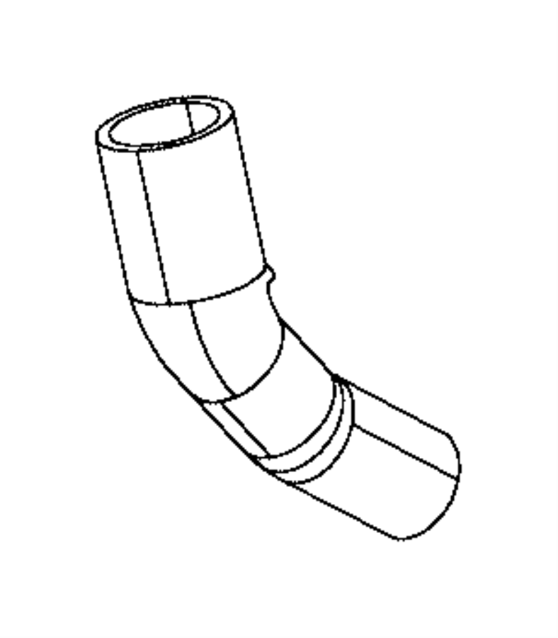 View 68299078AA HOSE. Fuel Filler.  Full-Sized Product Image