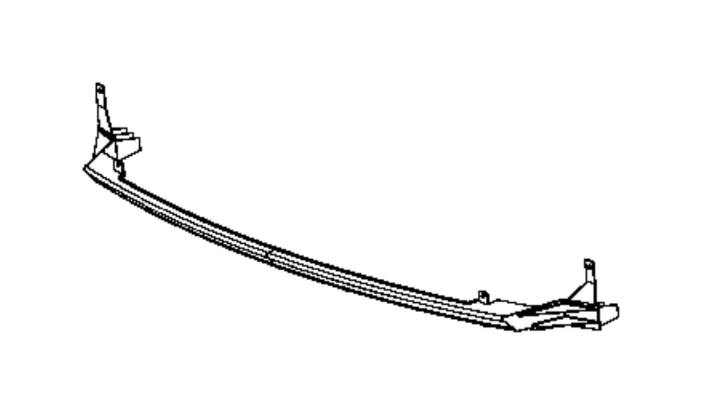 View 68229623AB Bumper Cover Support Rail (Lower) Full-Sized Product Image