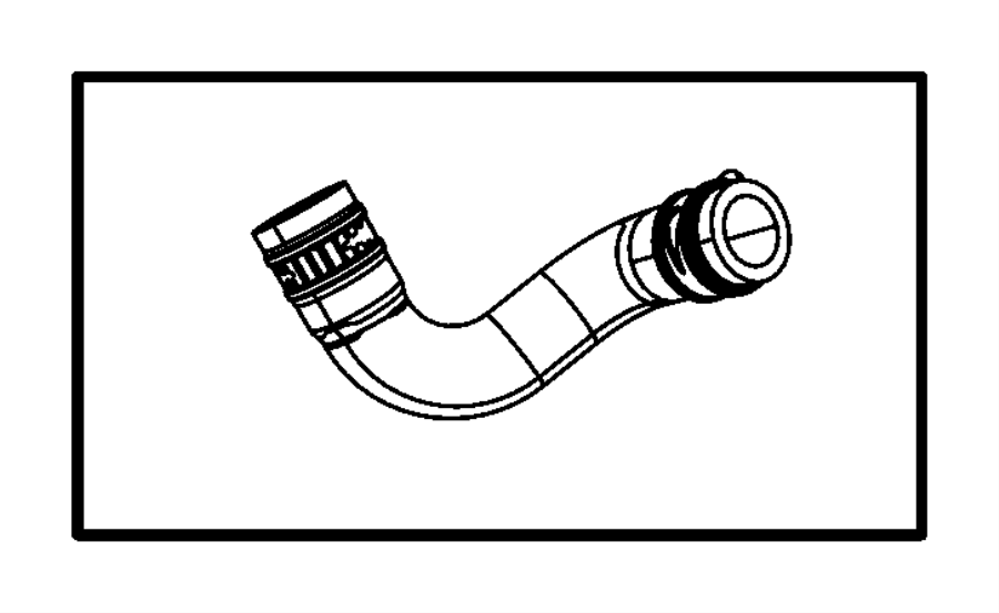 View 68253365AA HOSE. Coolant. Supply.  Full-Sized Product Image