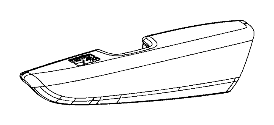 View 6GF71YSAAA ARMREST. Rear Door Trim. Left.  Full-Sized Product Image