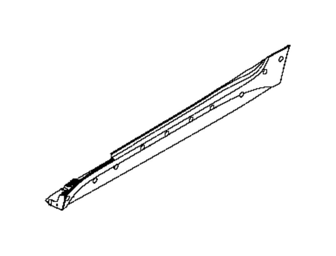 View 6LK84RB1AA MOLDING. Side Sill. Left.  Full-Sized Product Image