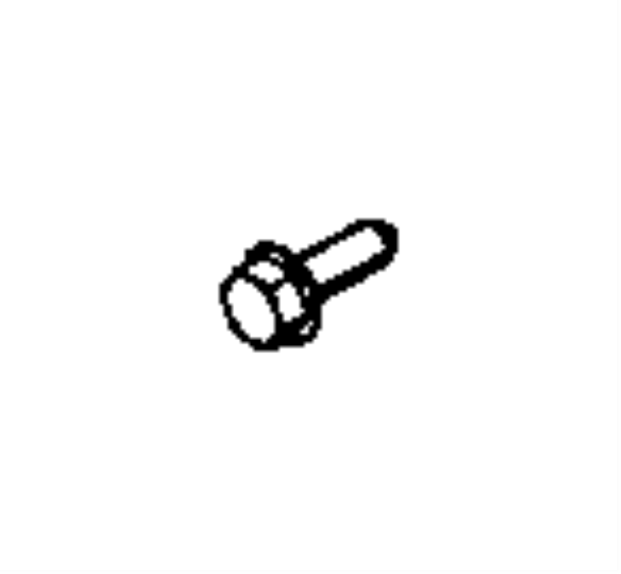 View 6106995AA Bolt. Converter. Pipe.  Full-Sized Product Image