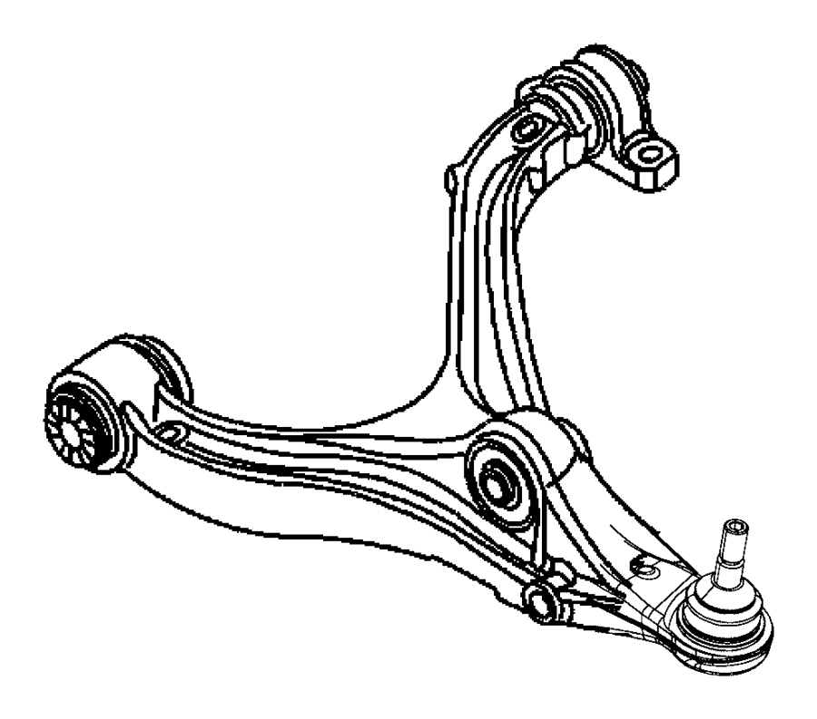 View 68291039AC ARM. Lower Control. Front. Left.  Full-Sized Product Image