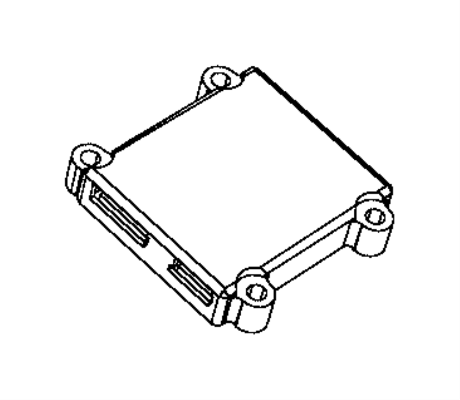 View 68329822AA SENSOR. Intrusion Module. Export, Right Hand Drive.  Full-Sized Product Image