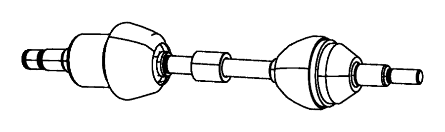 View 68059351AA CV Joint Boot Kit Full-Sized Product Image