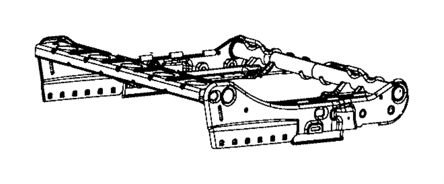 View 68101139AA Seat Frame (Rear) Full-Sized Product Image