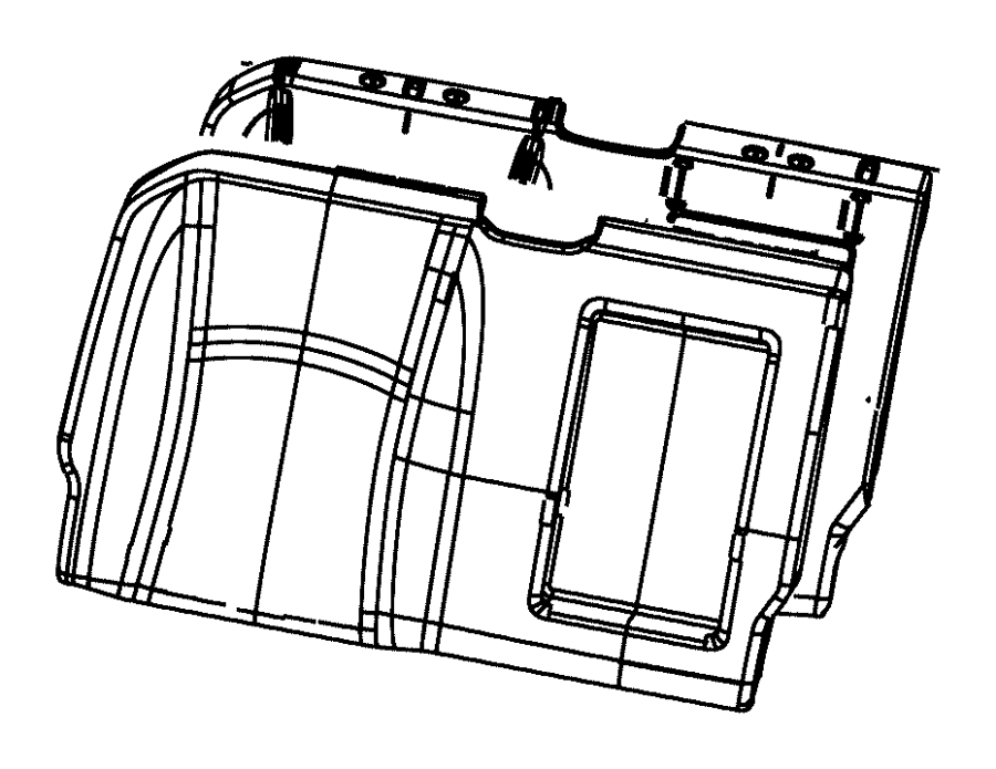 View 5NQ64DX9AA Seat Back Cushion Cover (Rear) Full-Sized Product Image