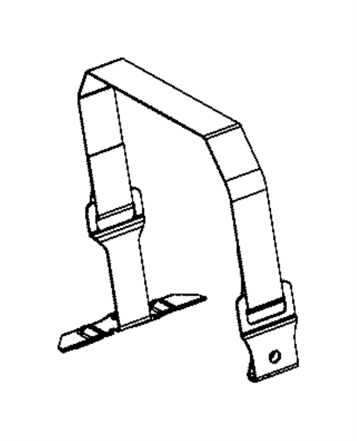 View 68071652AA STRAP. Battery.  Full-Sized Product Image