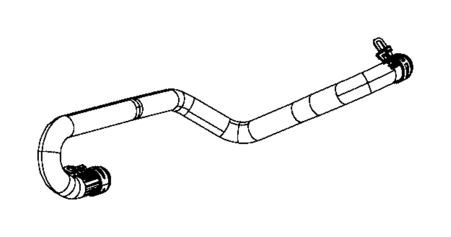 View 52014962AE HVAC Heater Hose Full-Sized Product Image