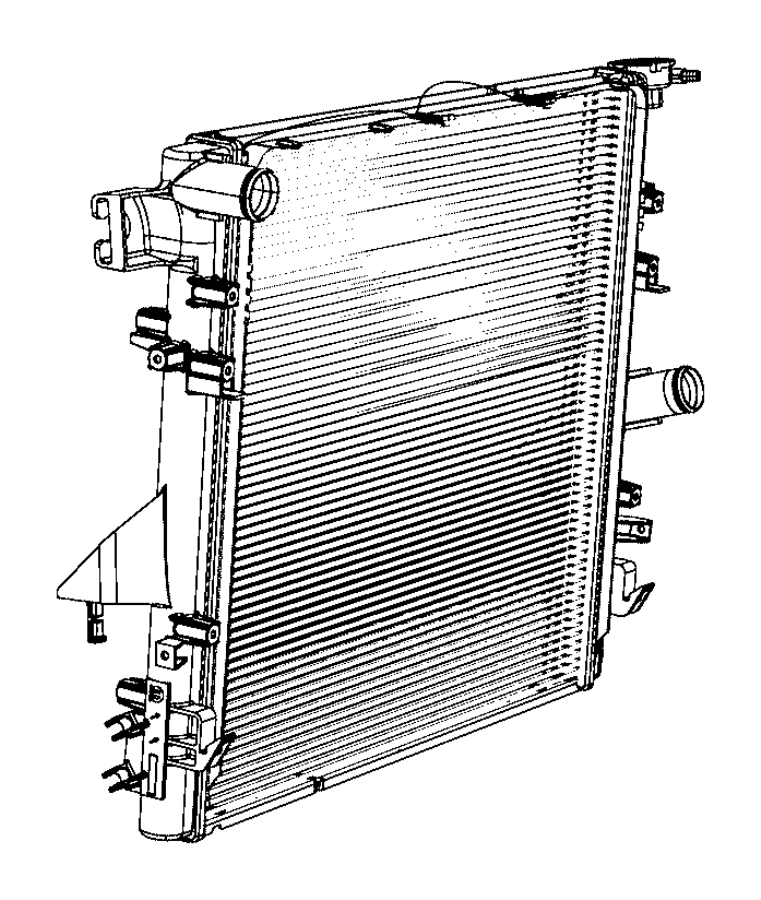 View 68143886AA Radiator Full-Sized Product Image