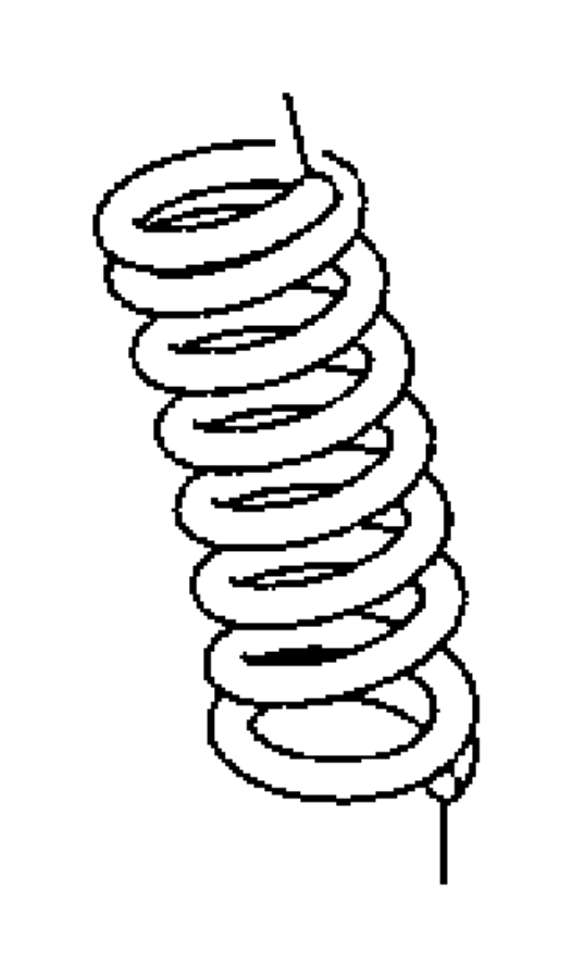 View 5168957AB Coil Spring (Rear) Full-Sized Product Image