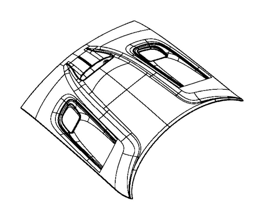 View 68184698AC Hood Insulation Pad Full-Sized Product Image