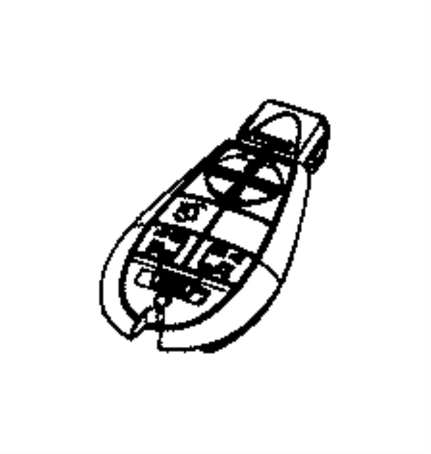 View 56046705AG Keyless Entry Transmitter Full-Sized Product Image