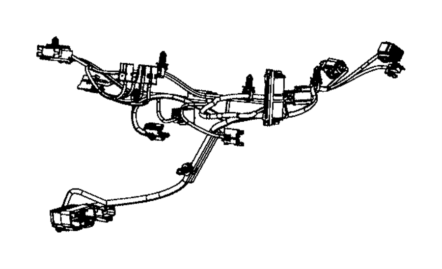 View 68531686AA WIRING. Power Seat, Seat, Seat Cushion. Driver.  Full-Sized Product Image