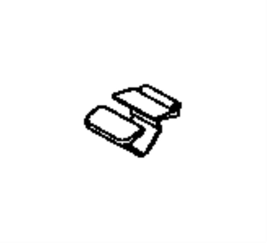 View 68073364AA CLIP. Insulator. Hood. Insulation.  Full-Sized Product Image