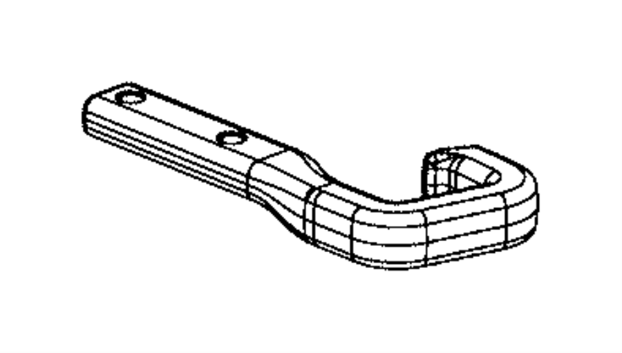 Jeep Renegade Tow Hook. W/TOW HOOKS 68255543AA Amherst OH