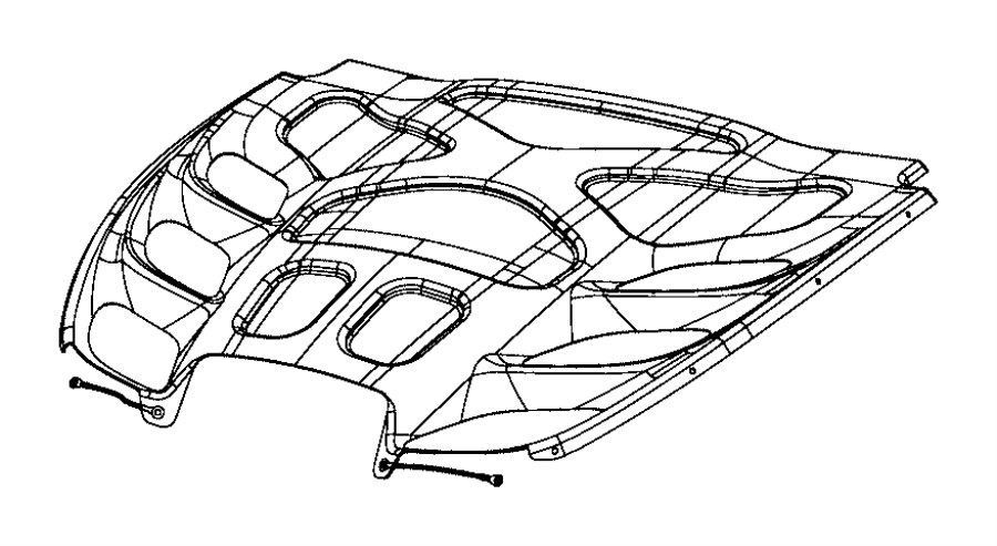 View 68199795AD SILENCER. Hood.  Full-Sized Product Image