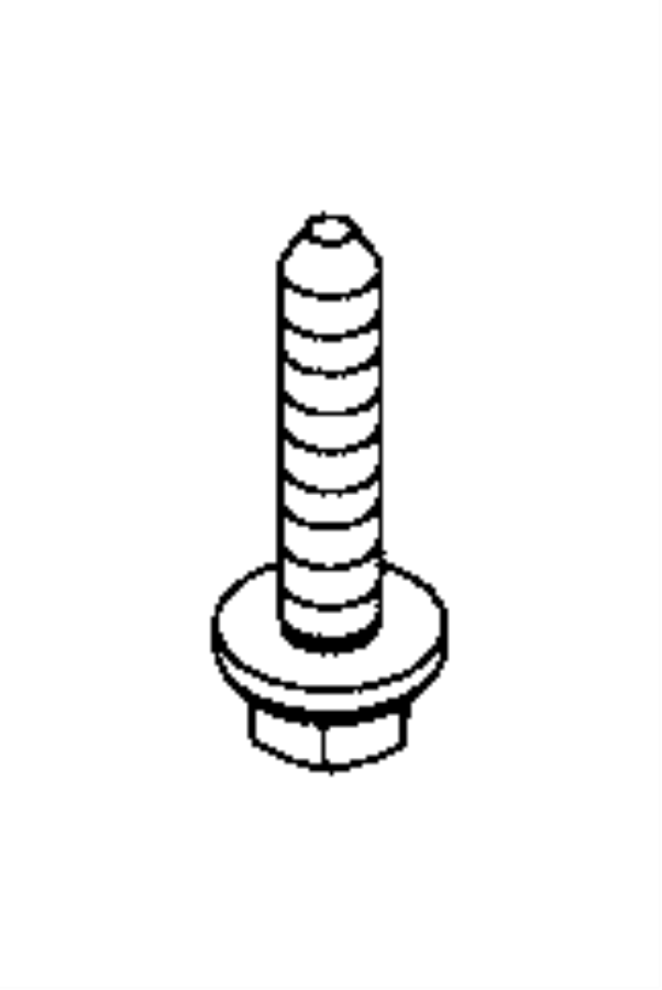 View 68265365AA Bolt. Crossmember. Suspension. (Rear, Lower) Full-Sized Product Image