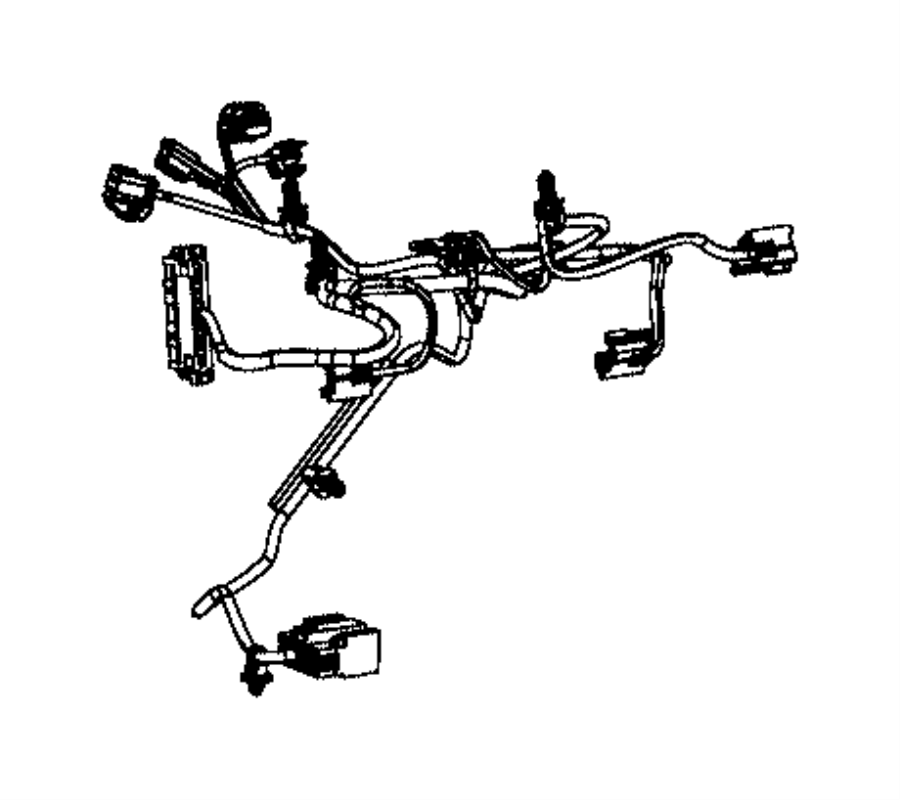 View 68193473AA WIRING. Power Seat, Seat Cushion. Passenger.  Full-Sized Product Image