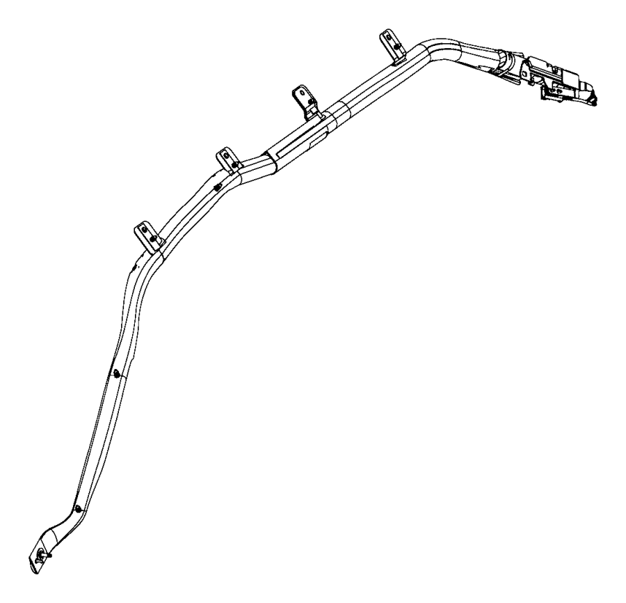 View 68222743AG AIR BAG. Side Curtain. Left.  Full-Sized Product Image