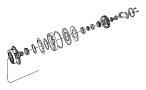 View BEARING CUP. Output Shaft.  Full-Sized Product Image