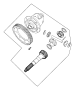 View BEARING, BEARING CONE. Differential. Right, Right Side, Two Wheel Drive.  Full-Sized Product Image