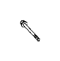 View BOLT, Used for: BOLT AND CONED WASHER. Hex Head. M10x1.50x125, M10X1.50X130.00. Mounting. Front.  Full-Sized Product Image