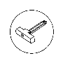 View HANDLE. Parking Brake.  Full-Sized Product Image