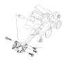View BOLT, Used for: BOLT AND WASHER, Used for: SCREW AND WASHER. Hex Head, Hex Head Lock. M10x1.50x50.00, M10x1.5x50. Alternator To Bracket, Mounting, Timing Belt Cover To Block Right Rear. Inner, Outer.  Full-Sized Product Image