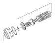 View SNAP RING. Underdrive Clutch. Flat.  Full-Sized Product Image