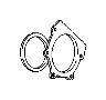 View BOLT, SCREW. Hex Flange Head. M6x1.00x12.00. Mounting. Right Front.  Full-Sized Product Image