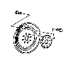 View PLATE. Drive Plate Backing, Flexplate or Flywheel Backing.  Full-Sized Product Image