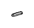 View DOWEL, DOWEL PIN. Crankshaft Sprocket. Mounting.  Full-Sized Product Image