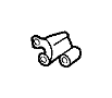 View NUT. Hex Flange Lock. M10x1.5, M10x1.50, M14x1.50. Front Fender, Mounting, Transmission, Upper. Cross Member To Frame.  Full-Sized Product Image