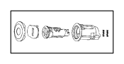 View SPRING. Lock Cylinder Tumbler, Tumbler, Used for: Door and Deck Tumbler. Export, Liftgate.  Full-Sized Product Image