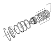 View THRUST WASHER. Used for: Second and Fourth Clutch.  Full-Sized Product Image