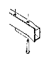 View BOLT, Used for: BOLT AND CONED WASHER. Hex Head. M10x1.50x125, M10X1.50X130.00. Mounting. Front.  Full-Sized Product Image