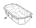 View Used for: BOLT AND WASHER, Used for: SCREW AND WASHER. Hex Head. M6X1.00X25.00, M6x1x25. Mounting, Oil Pan.  Full-Sized Product Image