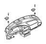 View CLIP, NUT. Push, Snap In. 164-7.5. Bin Assembly To Base Console, Glove Box, I/P, I/P Carrier, I/P Speaker, Left, Right.  Full-Sized Product Image