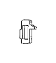 View TUMBLER. Number 3, Used for: Door and Deck Number 3. Wide. Export, Liftgate.  Full-Sized Product Image